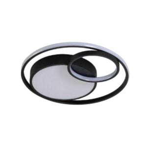 **Produto**: Luminária de Teto LED de Sobrepor Redonda Bivolt 31W 3 em 1 com Luz Central Dupla Preto

**Características Técnicas**:

- **Modelo**: 2024
- **Tipo**: Luminária de Teto
- **Acompanha Lâmpadas**: Não
- **Possui LED Integrado**: Sim
- **Potência do LED**: 31,00 W
- **Quantidade de Lúmens do LED**: 2480 lm
- **Tensão Elétrica**: Bivolt (85V - 265V)
- **Altura**: 8,00 cm
- **Diâmetro**: 40,00 cm
- **Largura**: 45,00 cm
- **Profundidade**: 42,00 cm
- **Comprimento**: 42,00 cm
- **Cor**: Preto
- **Tonalidade**: Preto
- **Marca**: ATC
- **Peso do Produto**: 2,00 Kg
- **Garantia do Fabricante**: 2 meses

**Descrição do Produto**:

A Luminária de Teto LED de Sobrepor Redonda é uma peça moderna e funcional, ideal para diversos ambientes. Seu design exclusivo e contemporâneo se adapta perfeitamente a salas, quartos, banheiros e corredores. A luminária possui um formato redondo, com um diâmetro de 40 cm, e oferece uma iluminação eficiente com luz emitida pela borda e uma saída central.

**Características Adicionais**:

- **Regulagem de Cor da Luz**: Possui três opções de temperatura de cor ajustáveis:
  - Amarela (3000K)
  - Neutra (4000K)
  - Branca (6000K)
  
  A troca de temperatura de cor é simples: basta desligar e ligar rapidamente a luminária até alcançar a cor desejada.

- **Instalação**: O modelo é de sobrepor, facilitando a instalação no teto, e acompanha todos os acessórios necessários, como parafusos e buchas. Um manual de instrução é incluído para guiar o processo de instalação.

- **Dimensões da Luminária**: 40 cm de diâmetro e 6 cm de altura.

- **Material**: Fabricada em metal e acrílico, garantindo durabilidade e resistência.

- **Eficiência Energética**: A luminária LED proporciona uma excelente iluminação, além de ser econômica em consumo de energia elétrica, ideal para ambientes de 8 a 14 metros quadrados.

**Atenção**: Recomenda-se verificar as medidas da luminária antes da compra para assegurar que se adapta ao espaço desejado.

**Inclusos**:
- Luminária de Sobrepor Bivolt
- Parafusos e Buchas para instalação
- Manual de Instrução

**Aplicações**: Adequada para uso em residências e ambientes comerciais, a luminária é uma escolha versátil que combina estética e funcionalidade.